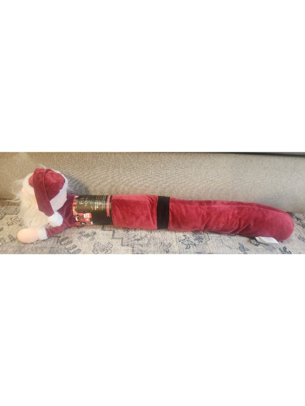 F-A-O Schwartz Santa Door & Window Draft Guard NWT
